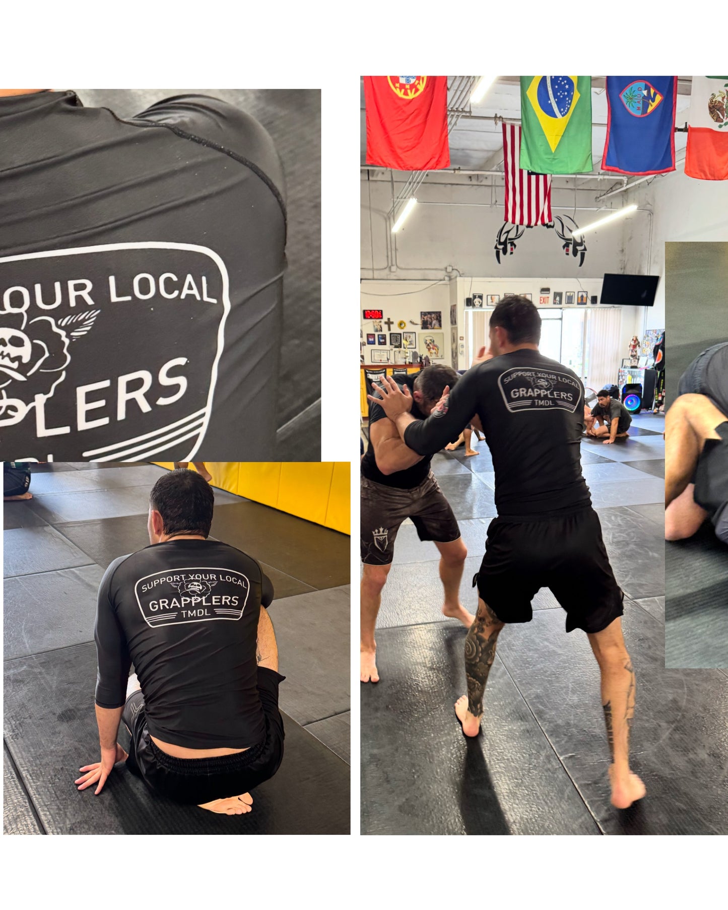 “Support your local” rashguard. “PREORDER ONLY”